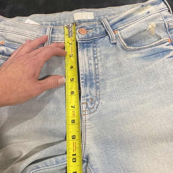 MOTHER THE STUNNER ZIP CROP ANKLE STEP FRAY IN ROLLING IN THE BUSHES - Picture 16 of 16